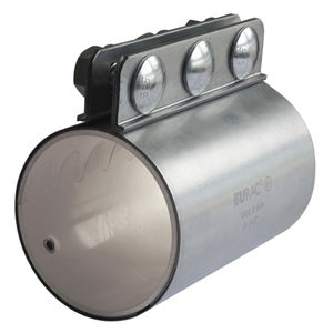 compression fitting / straight / pneumatic / stainless steel