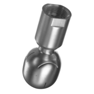 rotating balls nozzle / cleaning / for liquids / straight jet