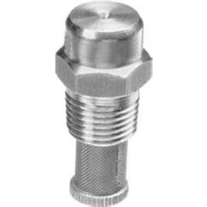 spray nozzle / full-cone / stainless steel / brass