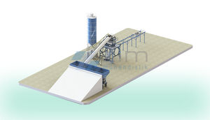 concrete product production line