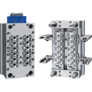 multi-cavity plastic injection mold / packaging / preform / for the packaging industry