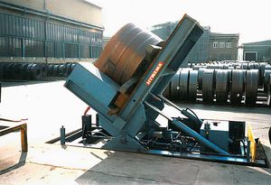 hydraulic tipping station / reel