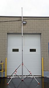 telescopic video surveillance mast