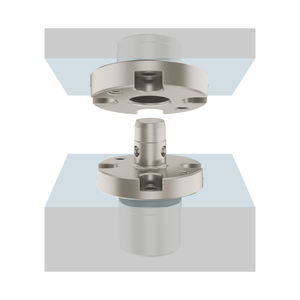 flange zero-point clamping system / quick / compact / round