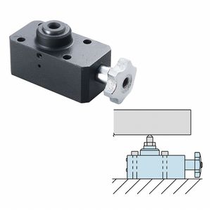 workpiece support / adjustable / steel