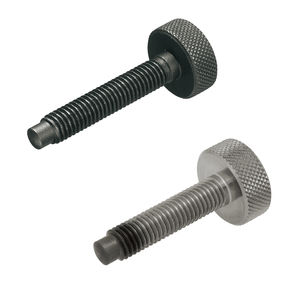 steel knurled screw