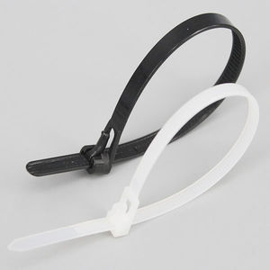 nylon cable tie / reusable / inside serrated / flameproof