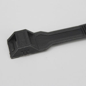 nylon cable tie / inside serrated / for heavy loads / self-locking