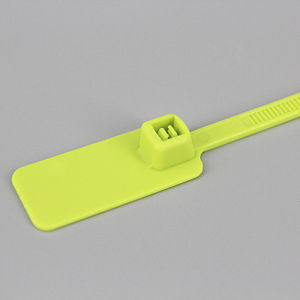 nylon cable tie / flameproof / marker / double
