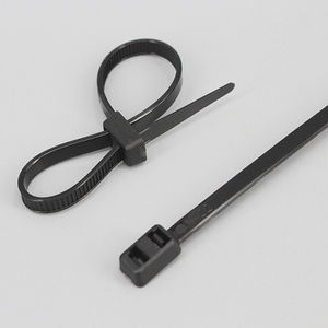 nylon cable tie / double / self-locking