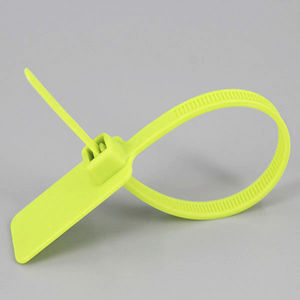 nylon cable tie / flameproof / UV-resistant / heat/cold-resistant