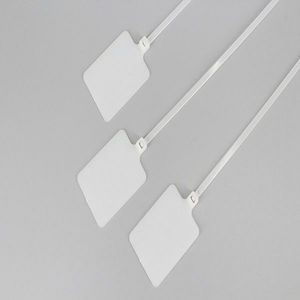 nylon cable tie / UV-resistant / marker / lock
