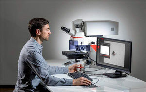 inspection microscope / for materials research / industrial / for materials analysis
