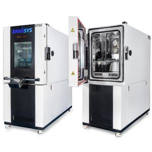 environmental test chamber / humidity and temperature / with window / stainless steel