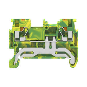 DIN rail-mounted terminal block