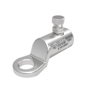 screw cable termination / ring / non-insulated / aluminum alloy