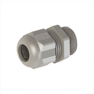 polyamide cable gland / IP68 / threaded / strain relief