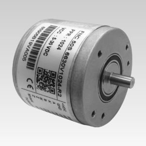 incremental rotary encoder / analog output / solid-shaft / with clamping flange