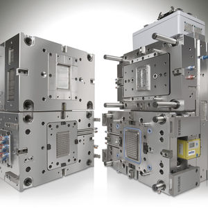 multi-cavity plastic injection mold / bi-material / mono-cavity / technical parts