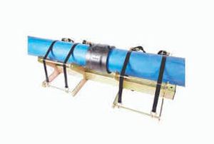 bolt pipe clamp / stainless steel / quick-lock