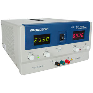 AC/DC power supply / dual-output / adjustable / low-noise level