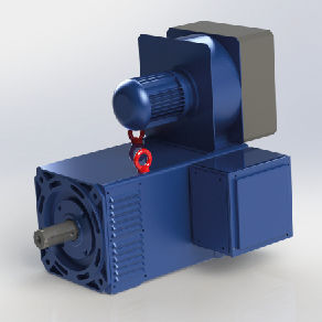 AC motor / asynchronous / traction / IP23
