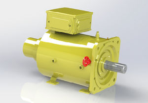 AC motor / asynchronous / 12-pole / traction
