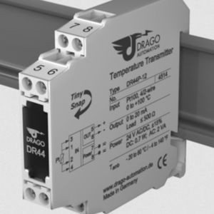 DIN rail mount temperature transmitter