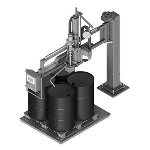 pallet drum filling system / for the food industry / for the chemical industry / for low-viscosity liquids