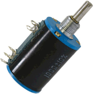 multi-turn potentiometer / manual / wire-wound