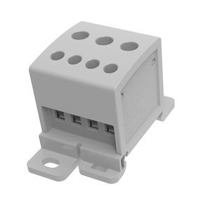DIN rail-mounted terminal block 1