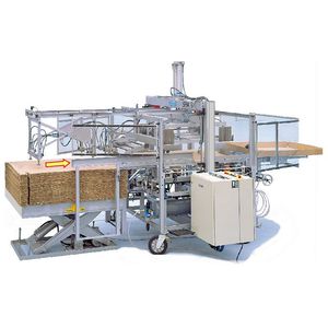 automatic tray forming and stapling machine