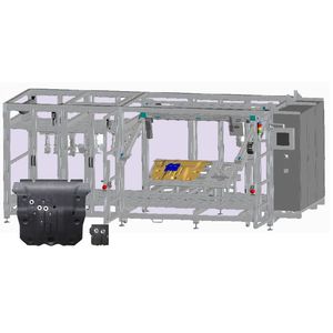 electro-pneumatic stapling machine / for aluminum