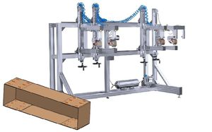 pneumatic stapling machine 1
