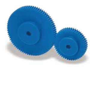straight-toothed gear / plastic / hub