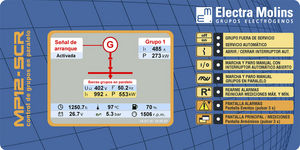 generator set control panel