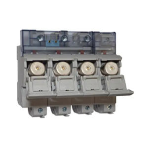 DIN rail-mounted fuse holder 1