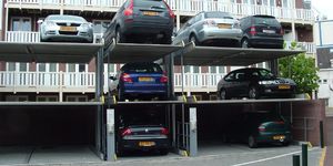 3 levels parking platform