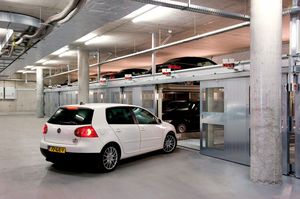 3 levels parking platform