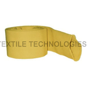 aramid fiber sleeve / thermal protection / flat / abrasion-resistant
