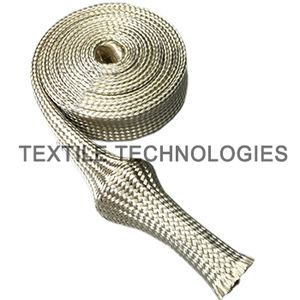 fiberglass sleeve / thermal protection / insulating / tubular