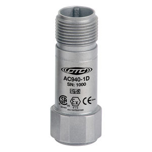 1-axis accelerometer / triaxial / piezoelectric / hermetic