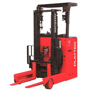explosion-proof reach truck / electric / stand-on / increased safety