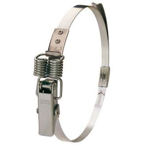 zinc-coated steel hose clamp