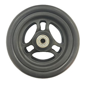 wheel with solid tire