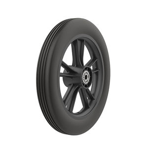 wheel with solid tire