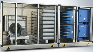 ventilation unit with integrated filtration