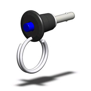 quick-release pin with button