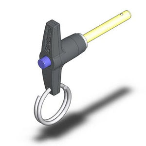 quick-release pin with button
