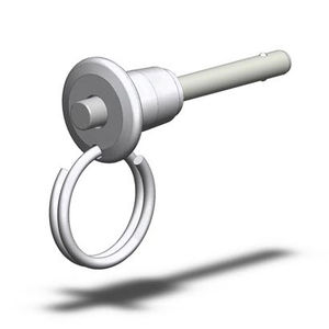 带按钮的快速释放销